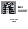 2022 European & American Women's Hooded Faux Fur Plaid Coat