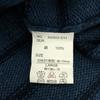 M2SQUARED Border Pattern Long sleeve knit L Navy system sweater Women Used