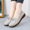 Fashion Women Flats Fashion Genuine Leather Wedge Retro Women Shoe Tassel Women's loafers Slip On Soft Women's moccasins Plus Size