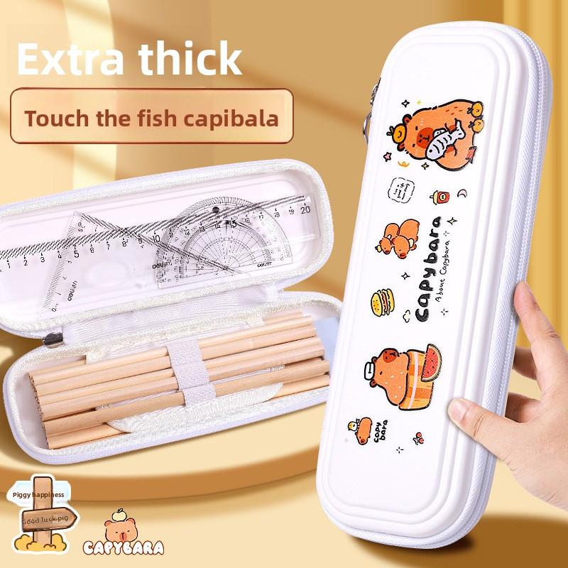 

Kapibara Pencil Case Children s Decompression Stationery Case Bag Cute Large-capacity Pencil Case Kapibara Decompression Pencil Case