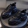 Dad Shoes Women's Spring 2025 New Running Shoes Casual Leather Women's Shoes Heightening Sports Shoes Children