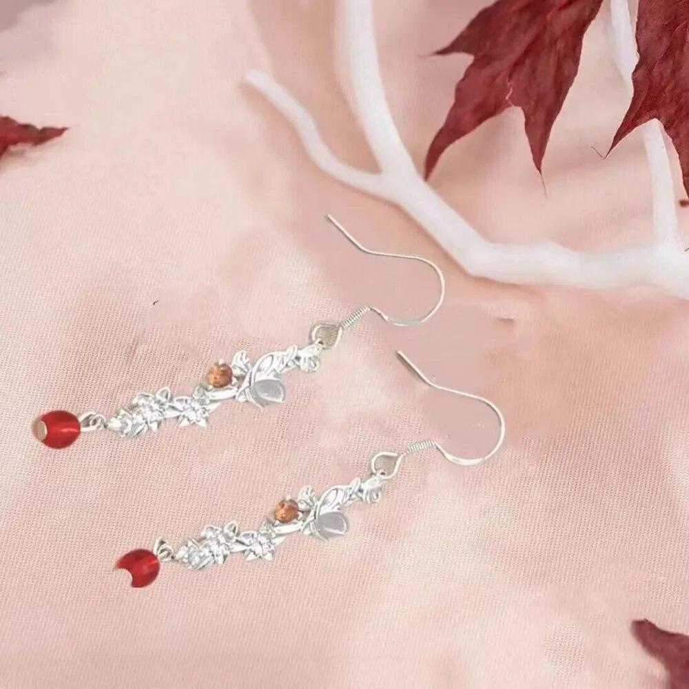 

Tian Guan Ci Fu аниме модные серьги небесное официальное благословение Хуа Чэн Се Лиан косплей серьги-гвоздики для женщин ювелирные изделия подарок для фанатов A