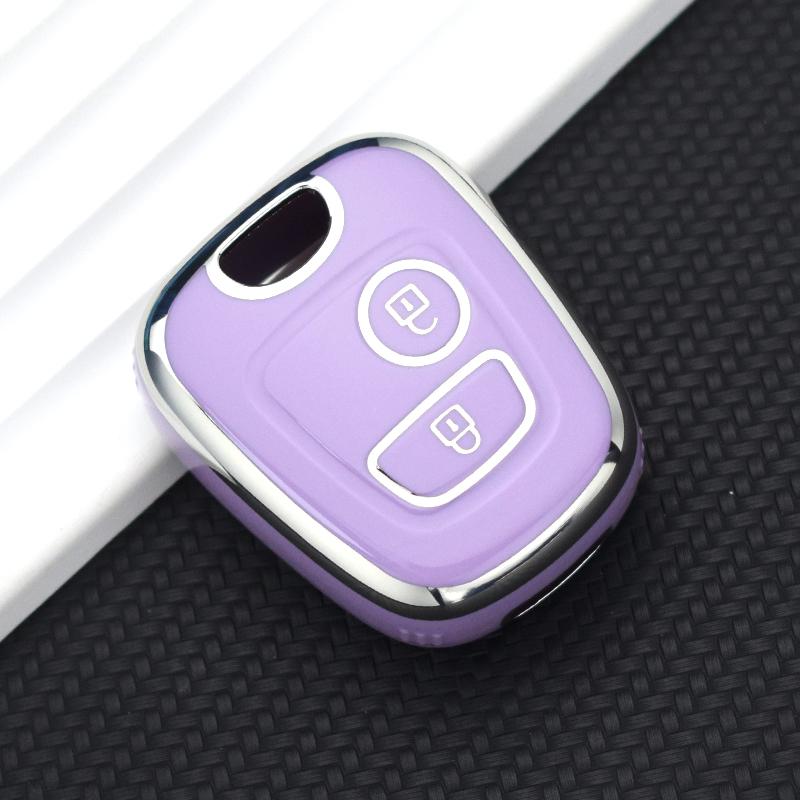 2Buttons Car Key Case Cover Shell Fob Holder For Citroen C2 C3 C4 Berlingo Xsara For Peugeot 107 206 307 207 408 For Toyota Aygo