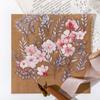 40Pcs/Pack Such As Light Density Series Sticker PET Transparent Plant Flower Sticker Decoration Scrapbooking Collage MYY