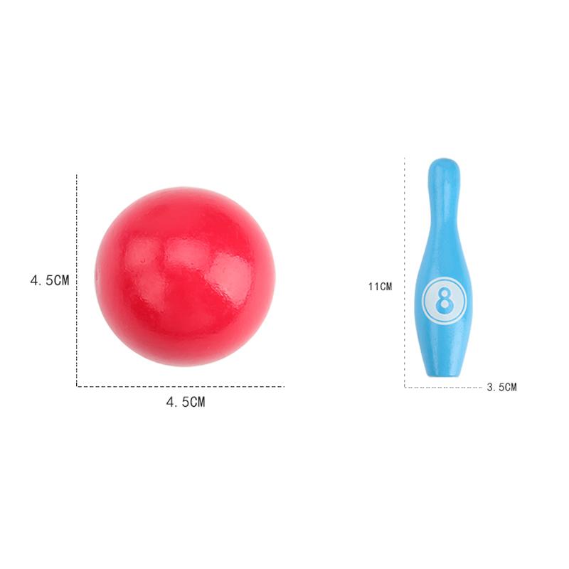 Bowling Set Education Toys For Kids Toddlers Animal Number Learning Indoor Outdoor Sports Games Toys for Kids Baby Gift