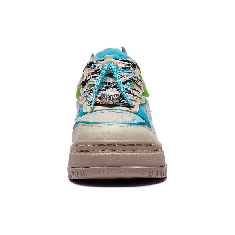 Li Ning x Disney Future C1 Slip Resistant Low top Skateboard Shoes Women's Cyan AGCT244-3