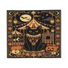 Halloween Black Cats Knitted Blanket Witchy Spooky Flannel Throw Blankets Home Couch Personalised Ultra-Soft Warm Bedspreads