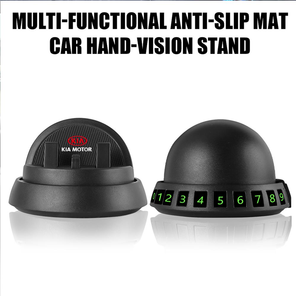 2026 Hot Car Sticker Car Phone Holder 360° Rotatable Dashboard Phone Bracket For KIA KN Rio Ceed Sportage Cerato Soul Sorento Pi