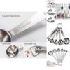 Modernes Edelstahl-Messlöffel-Set Mit Präziser Skala Zum Backen Und Kochen
