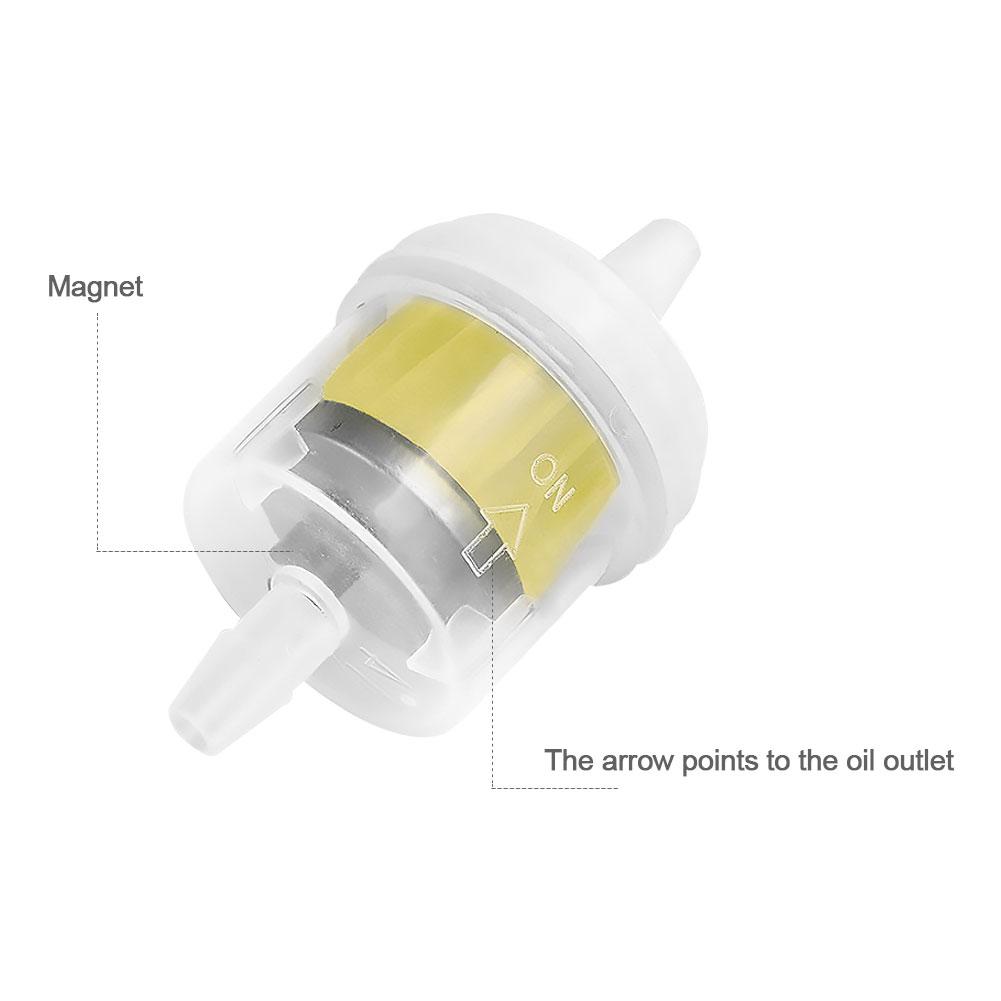 10 Pack Universal Moto Gasoline Filter Gas Inline Fuel Filters With Magnet Easy To Use And Install For ATV Motorcycle