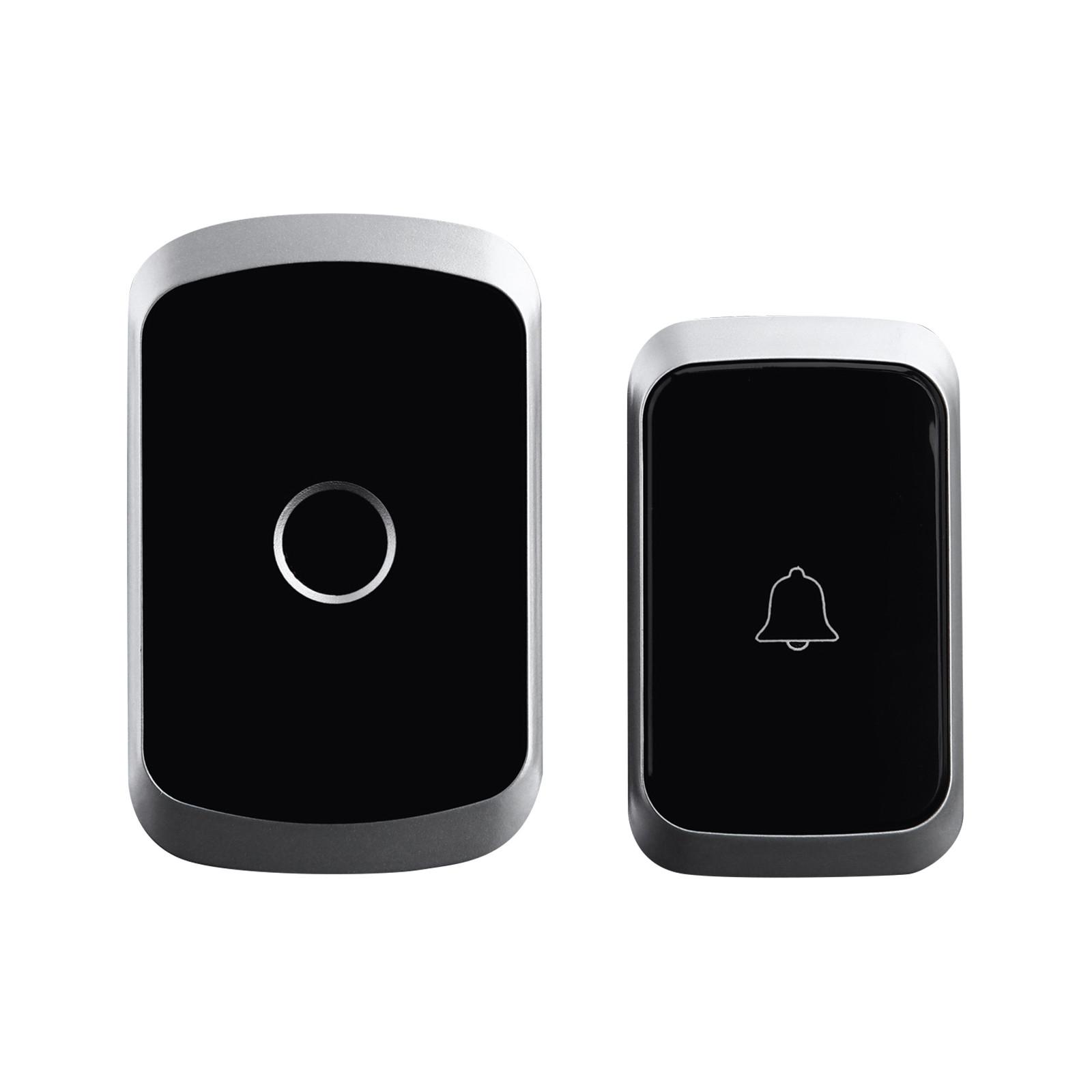 Outdoor Doorbell Wireless Doorbell Outdoor LED Wireless Doorbell Intelligent Wireless Communication Digital Music Doorbell