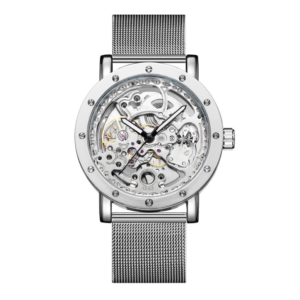 

Мужские двухсторонние полые автоматические механические водонепроницаемые часы