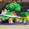 New 3Pcs Turtwig Anime Figurine Grotle Torterra Evolution Turtwig Anime Figure Pvc Statue Collectible Model Decoration Toy Gift