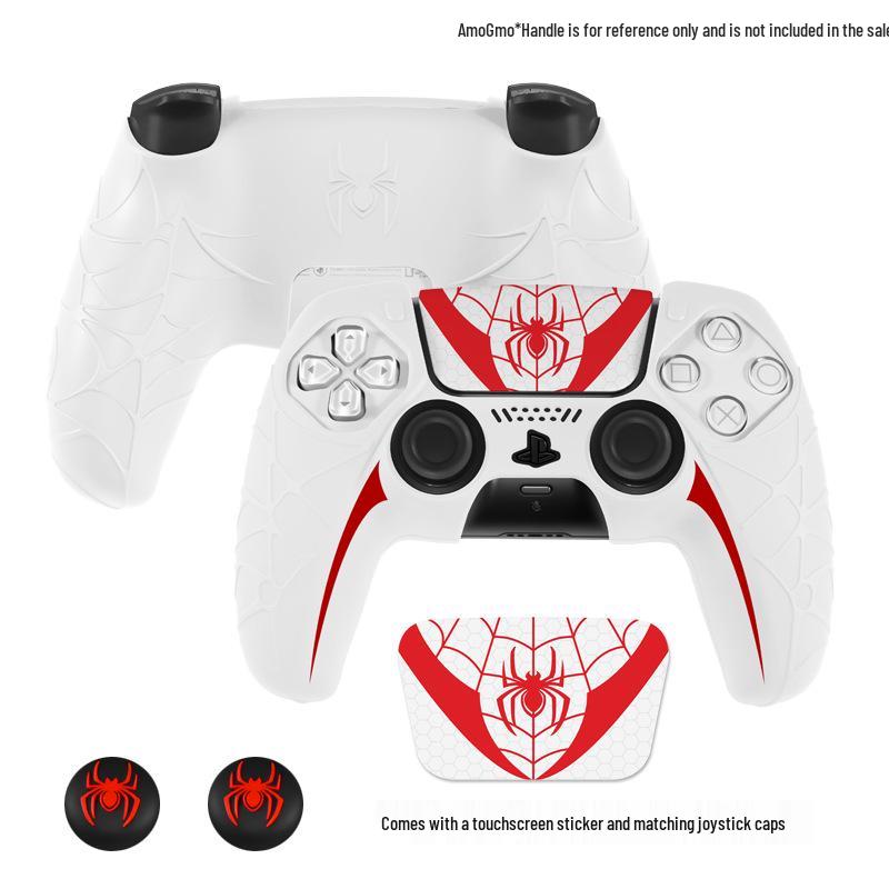 Spider Web PS5 Silicone Controller Case with Free Touch Screen Sticker & Spider Hat