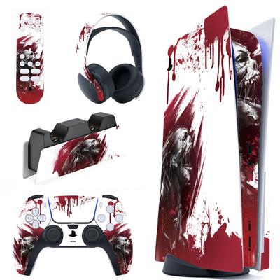 Sticker Sticker for PlayVital Ps5 Console Sticker Vinyl Sticker for Ps5 Controller Headset Remote Control Charging Station (disc Version), & & &