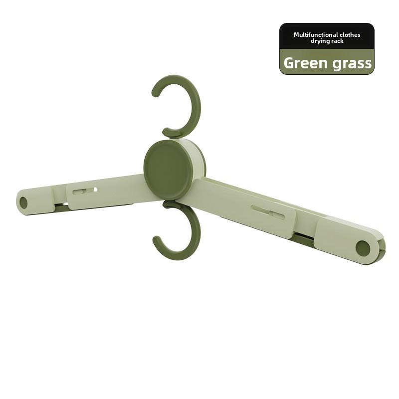 Cabide Portátil Dobrável com Clipes Cabide de Plástico Multiuso para Viagem Casa