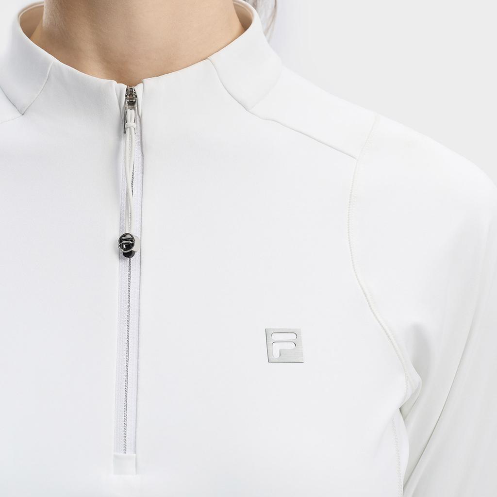 New FILA Athletics T Shirts Women's Jade White A11W431207FWT