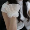 New Removable Flared Cuffs Tulle White False Sleeve Ornaments Detachable Sleeves Cuffs Nail Art Accessories