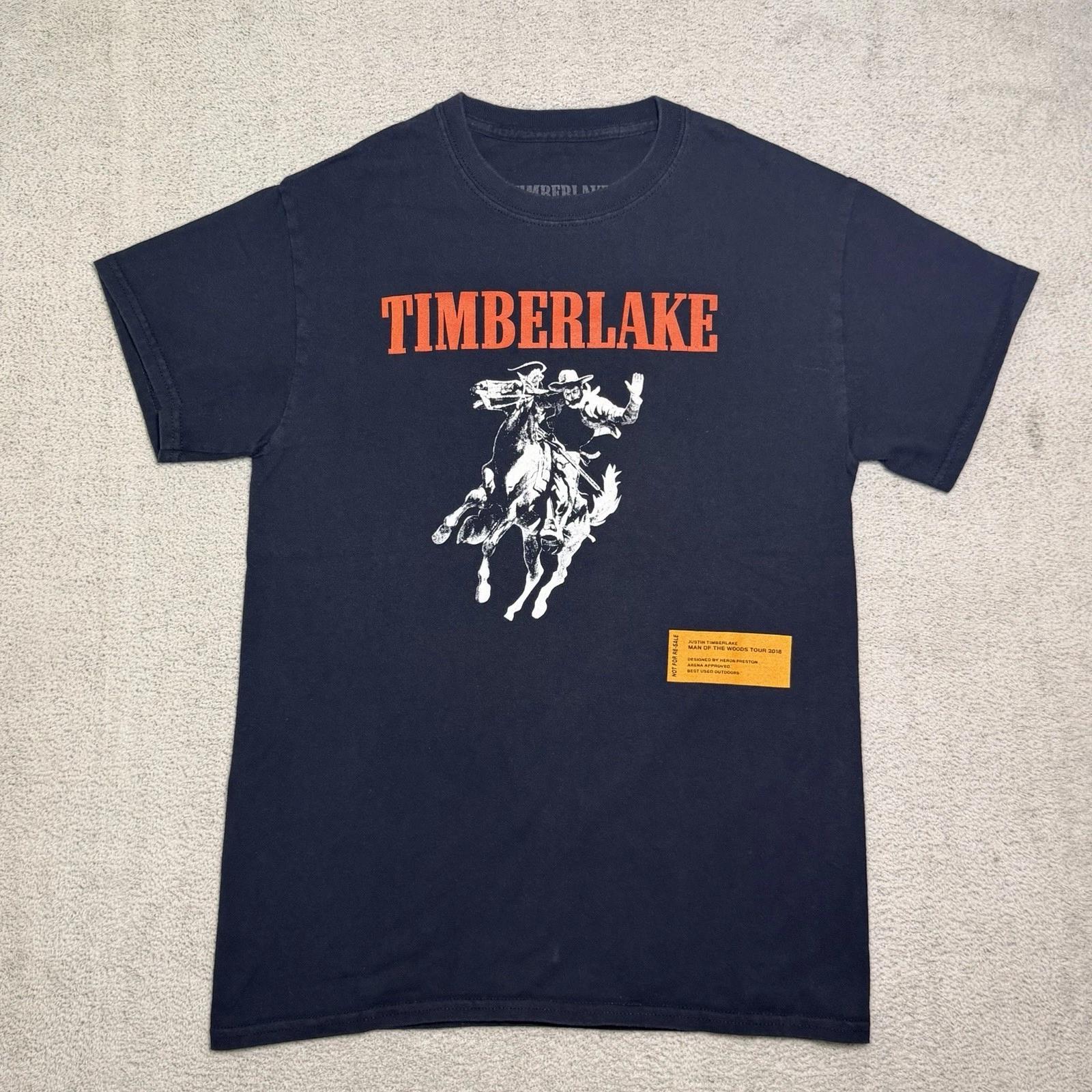 

Justin Timberlake Man Of The Woods Tour 2018 Graphic Tee Shirt Adult Small Black M
