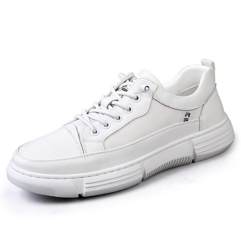 

2024 модные новые мужские кожаные повседневные туфли на толстой подошве мужские английские туфли-оксфорды мужские спортивные туфли для активного отдыха нескользящие 38