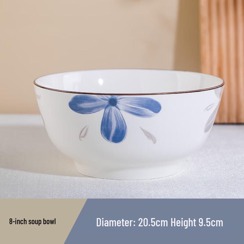Nordic Style UD Underglaze Ceramic Soup Bowl