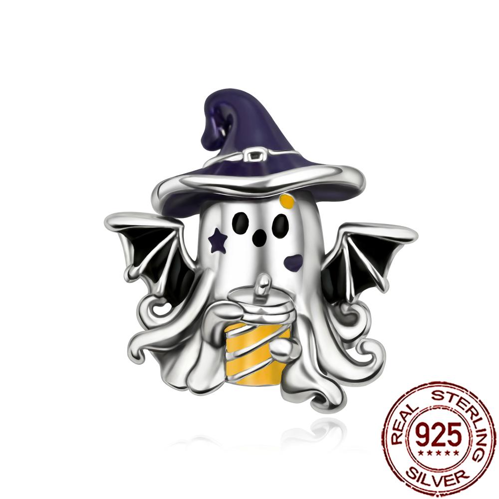 Gothic Charms Copper Halloween Nightmare Skull Skeleton Voodoo Doll Beads Fit Bracelet Necklace Diy Jewelry