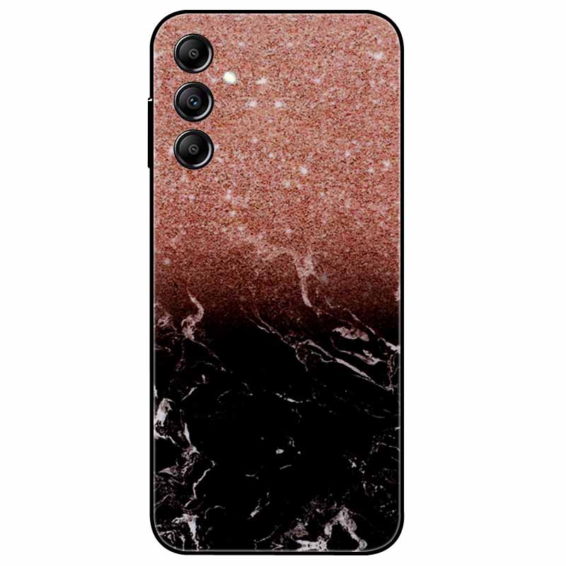 Hülle Für Samsung Galaxy A54 5G A34 A24 S23 Hülle Blume Marmor TPU Weiche Silikonhülle für GalaxyA54 A 34 Bemalte Handyhüllen