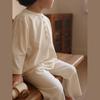 Soft Cotton A-Class Kids Pajama Set Long Sleeve Toddler Sleepwear Boys Girls Home Outfit