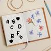 Cartoon Cartoon Initial Alphabet Paster 0.5 Inch 26 Letter Number Stickers  Album Scrapbooking