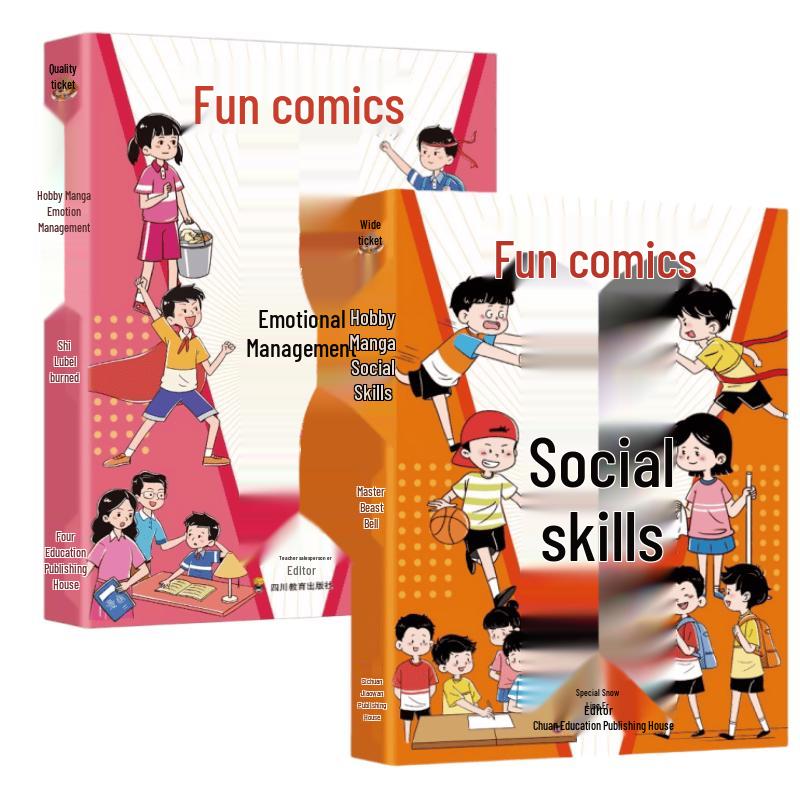 Kids Emotional & Social Skills Comic Set