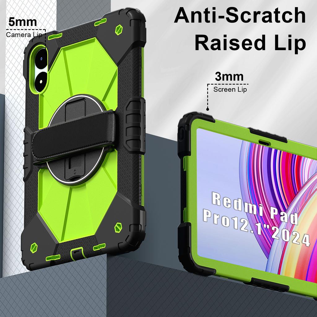 Tablet Protective Case A2 Model Suitable for Redmi Pad Pro/ Poco Pad 12.Inch () with Satchel Stand 10 Colors Available