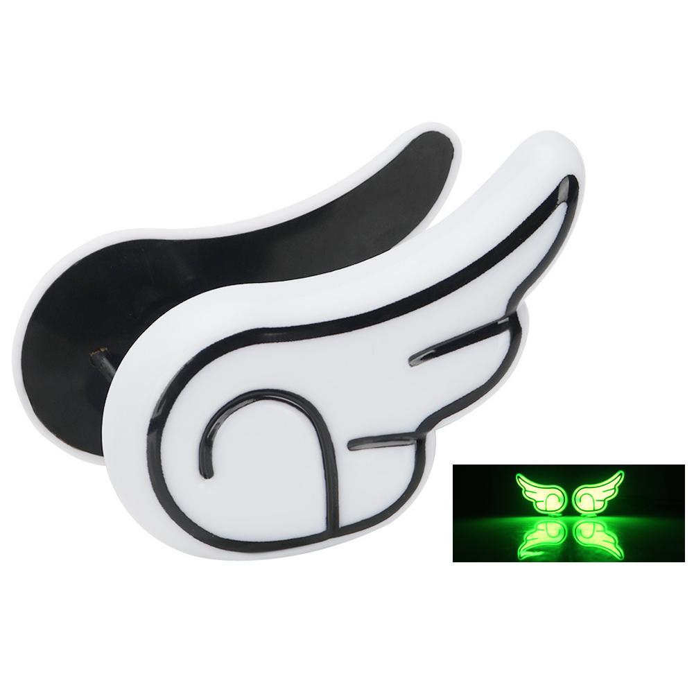 2Pcs Motorcycle LED Angel's Double Wings Lights Turn Signal Lamp Motorcycle Decoration Lights Screw Light Motorcycle Parts