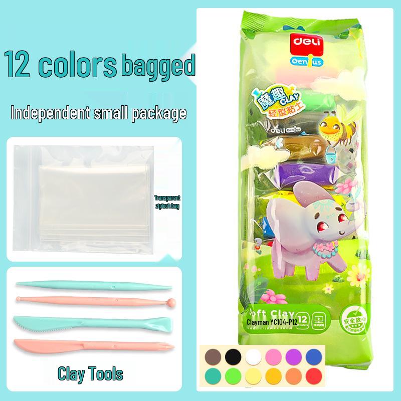 24-цветный пищевой пластилин для детей: Безопасный легкий пластилин для лепки в детском саду