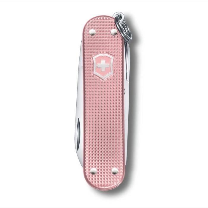 Couteau Suisse - Victorinox - Classic Alox - 58 Mm - 5 Fonctions - Couleur Cotton Candy