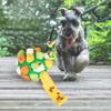 Polar Fleece Interactive Snuffle Hiding Food Durable Sniffle Interactive Treat Game Anti-demolition Toys Portable Slow Feeder