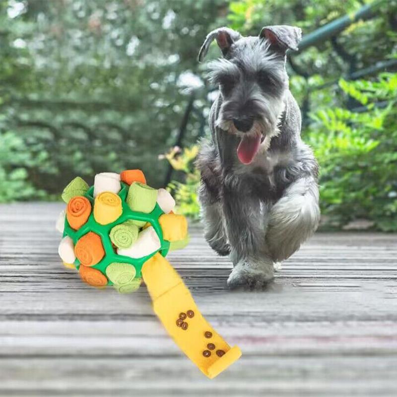 Polar Fleece Interactive Snuffle Hiding Food Durable Sniffle Interactive Treat Game Anti-demolition Toys Portable Slow Feeder