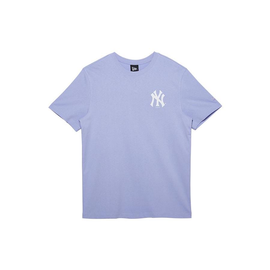 New Era SS22 World Series Theme Letter Print T-Shirt Unisex T-Shirt Light-Purple 13274238