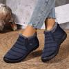 Wasserdichte Damen-Schneestiefel, warme Winter-Plüsch-Kurzstiefel, neue, verdickte, flache, rutschfeste Freizeitschuhe