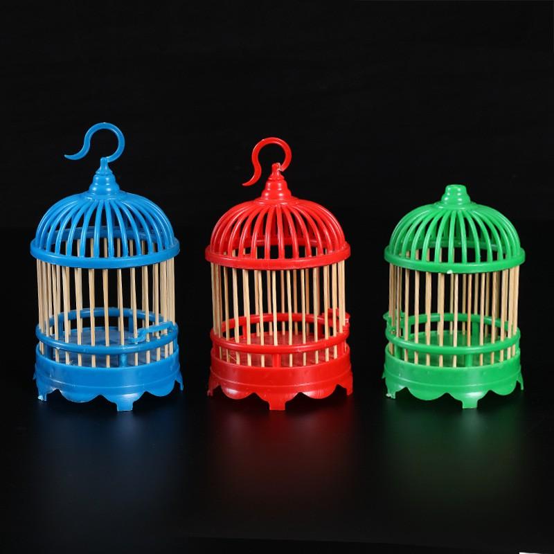 Handmade Bamboo Cricket Cage Round Insect House Pet Keeping