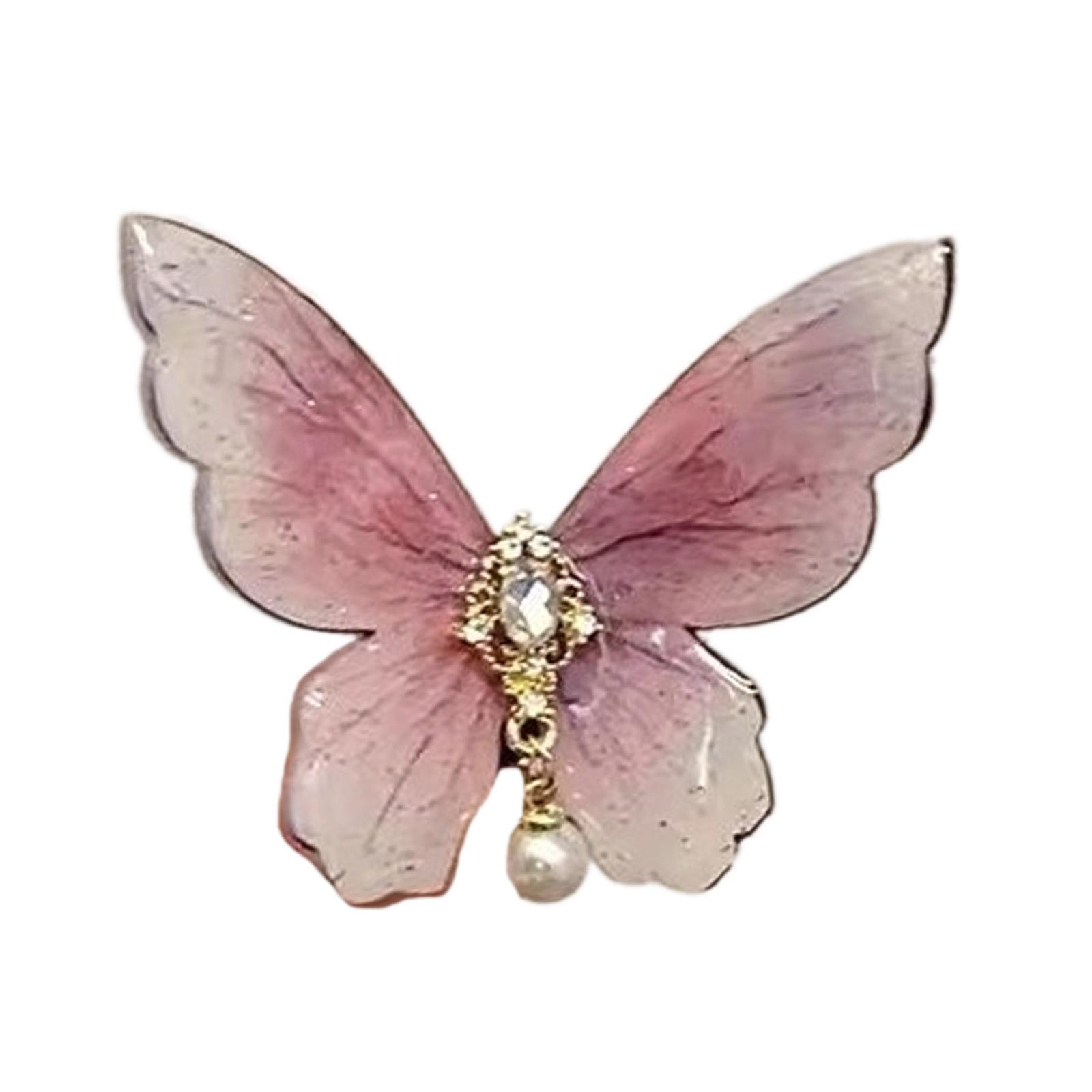 

Fashion Hair Clip Delicate Hairpin Butterfly Hair Barrette Stylish Hair Adornments Perfect Gift for Fashionable Ladies 2