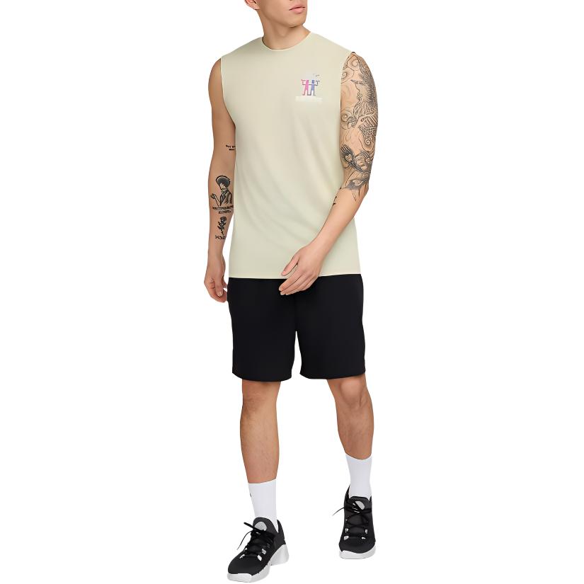 Nike T Shirt Men's Light Olive Green Gray FV8375-371