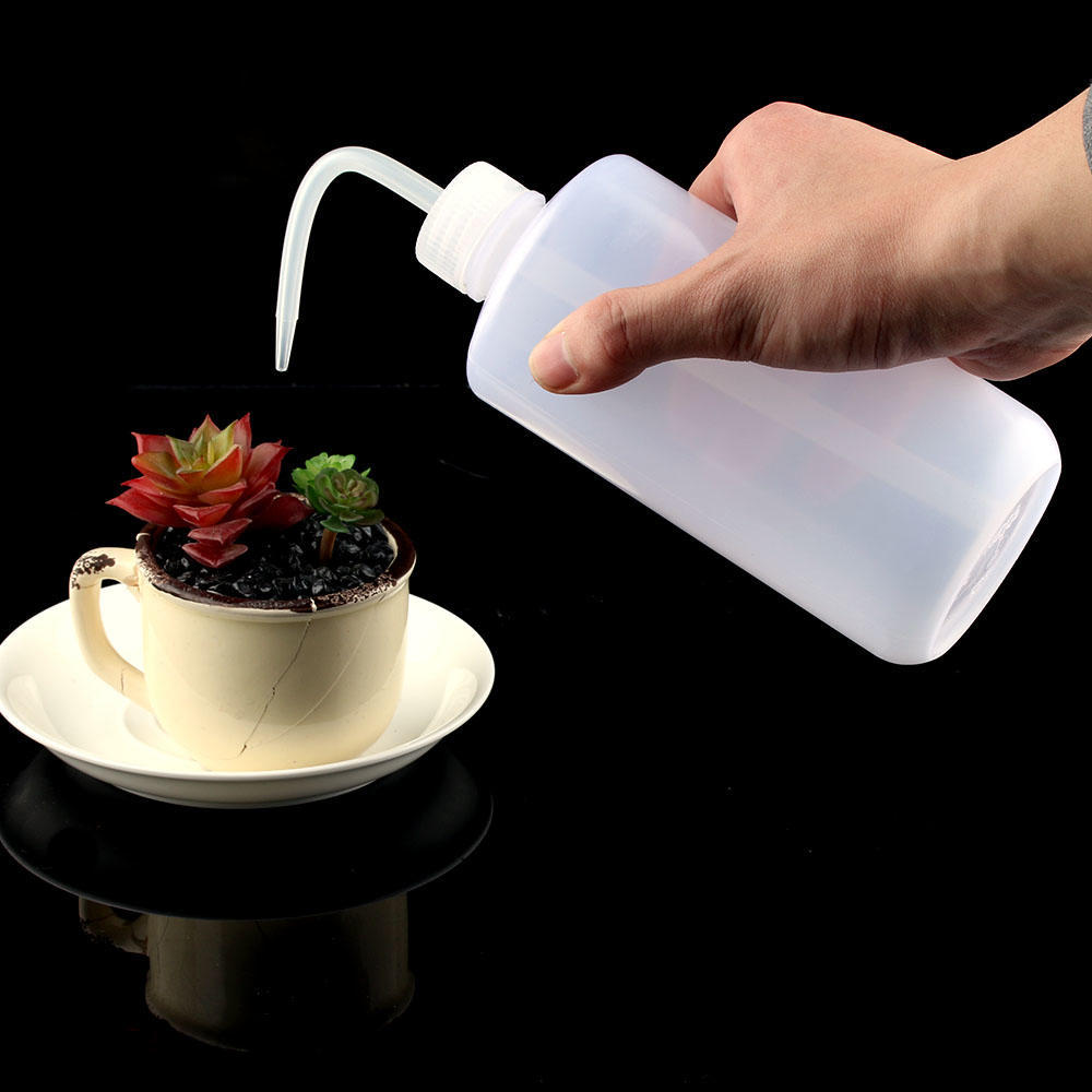 250ml/500ml Tool Bend Succulents Gardening Watering Can Curved Mouth Alcohol Bottle
