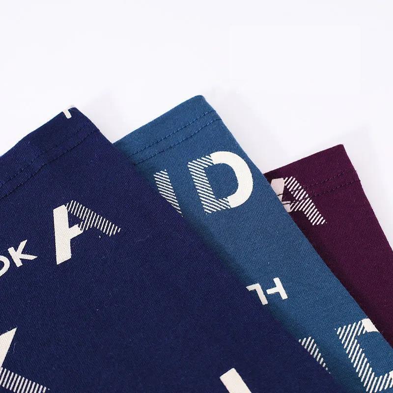 4 Pack Cotton Antibacterial Men's Underwear Boxer Comfortable Breathable Large Size Boxer Briefs Men's Shorts