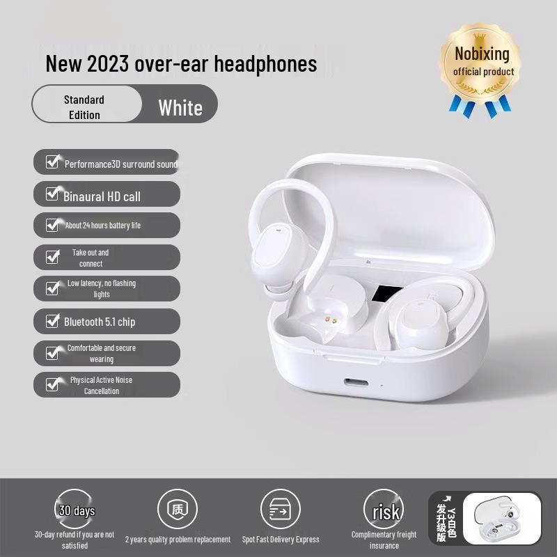 2025 Sport Wireless Headphones: Over-Ear Bluetooth for Running; Secure Fit, Comfortable Long Wear for Men and Women