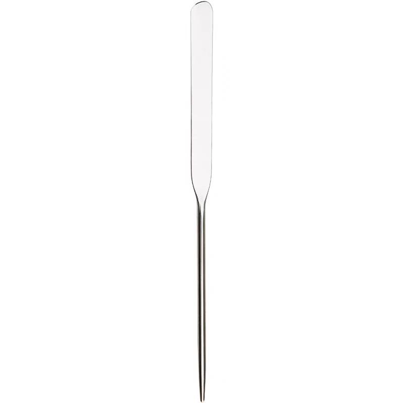 Stainless Steel Makeup Spatula for Mixing, Microblading, and Facial Scraping.