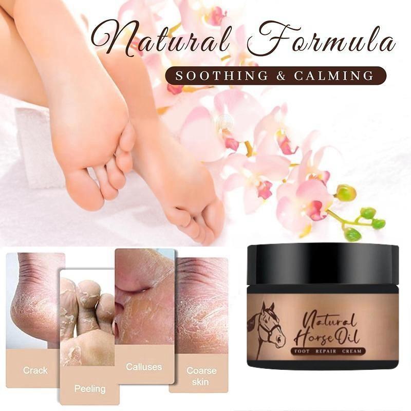 Equine Oil Foot Repair Cream Dry and Cracked Feet, Peeling, Nourishing, Moisturizing, Repairing and Anti Cracking Cream