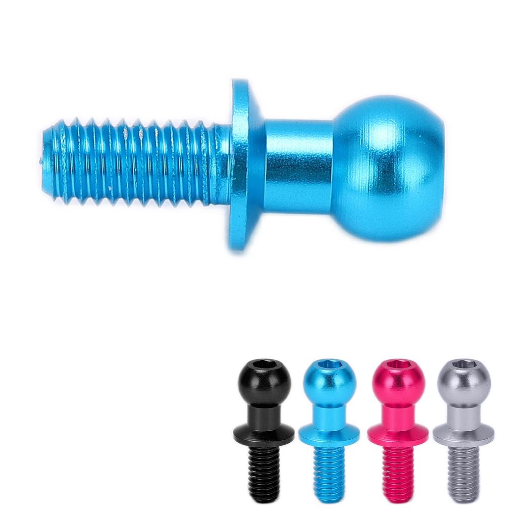 Universal Spare Parts for RC Cars M3 Metal Hex Ball Screw Compatible with Tamiya TT01/02 RC Car Tie Rod Ends and Shock Mounts
