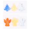 6/8Pcs Halloween Themed Silicone Candle Moulds for Epoxy Resin, Christmas Theme Silicone Candle Molds for Candle, Soap