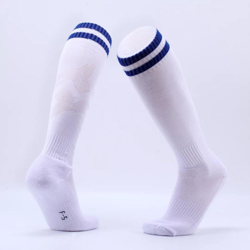 Football Socks Sports Socks Over Knee Stockings Men'S And Women'S Towel Bottom Thickened Children'S Football Socks Breathable And Sweat-Absorbing