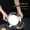 Stainless Steel Multi-Purpose Round Deep Dish